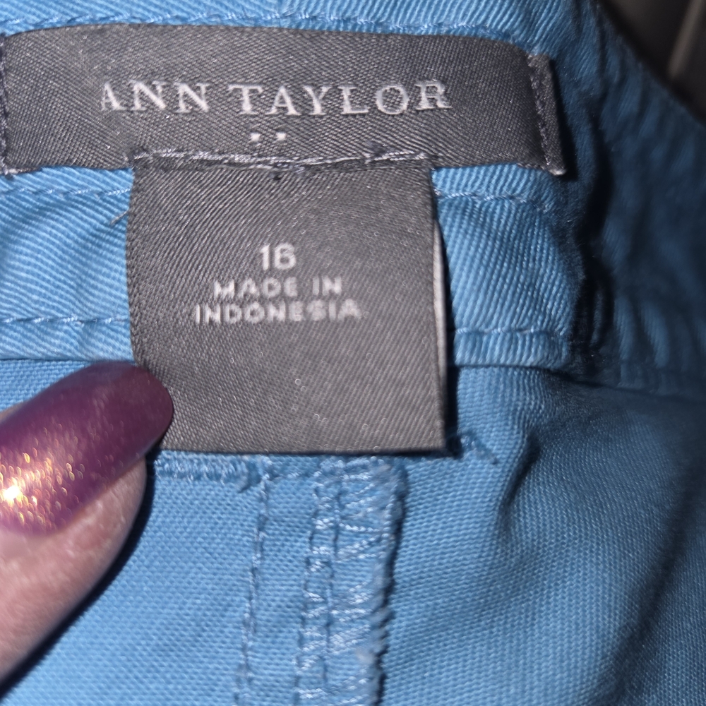 Ann‎ Taylor Sky Blue Skirt - Picture 6 of 10